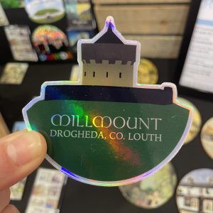 Millmount Sticker - Shaped holographic