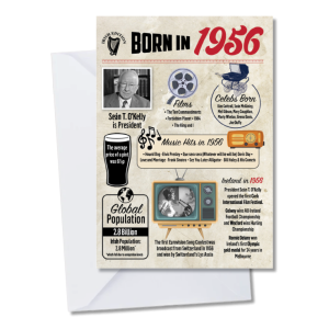 Vintage 1956 Birthday card